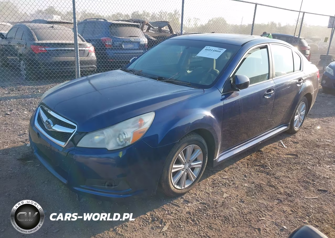 2011 Subaru Legacy 2.5I Premium VIN:4S3BMBH65B3241233 - 2