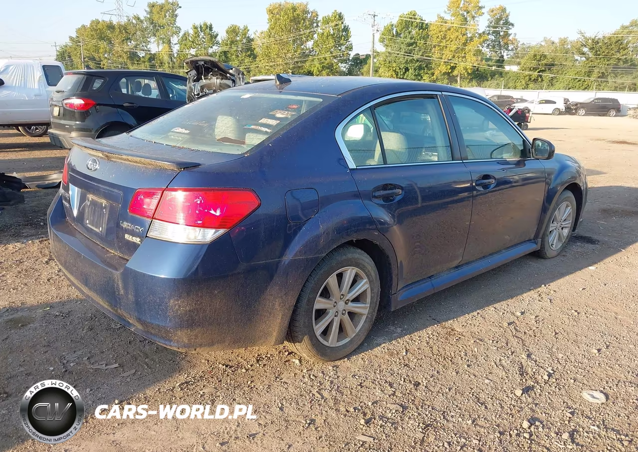 2011 Subaru Legacy 2.5I Premium VIN:4S3BMBH65B3241233 - 4