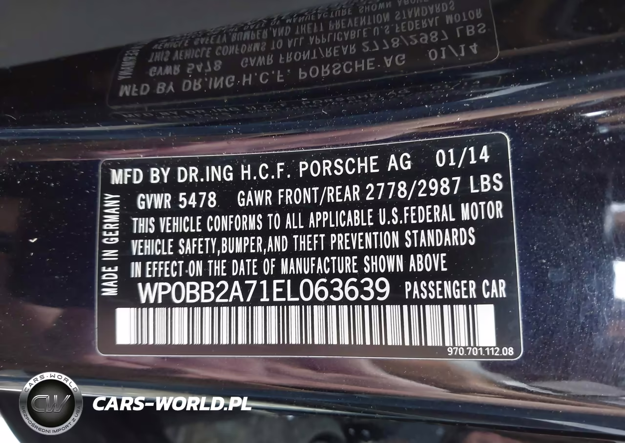 2014 Porsche Panamera 4S Executive VIN:WP0BB2A71EL063639 - 9