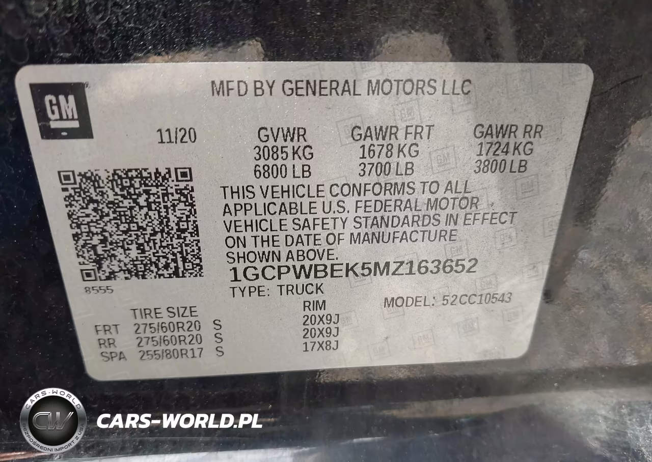 2021 Chevrolet Silverado 1500 2Wd Short Bed Custom VIN:1GCPWBEK5MZ163652 - 9