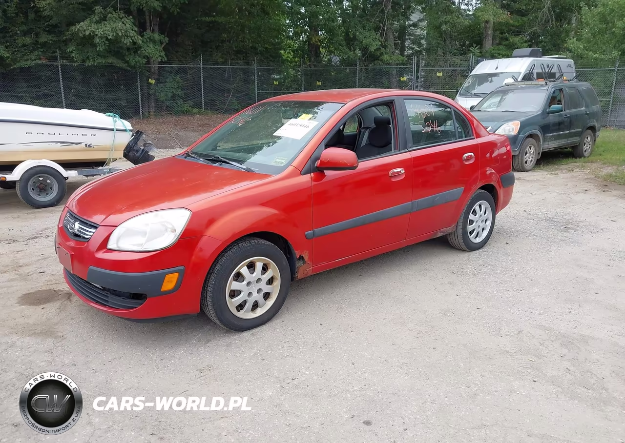 2007 Kia Rio Lx VIN:KNADE123276199783 - 2