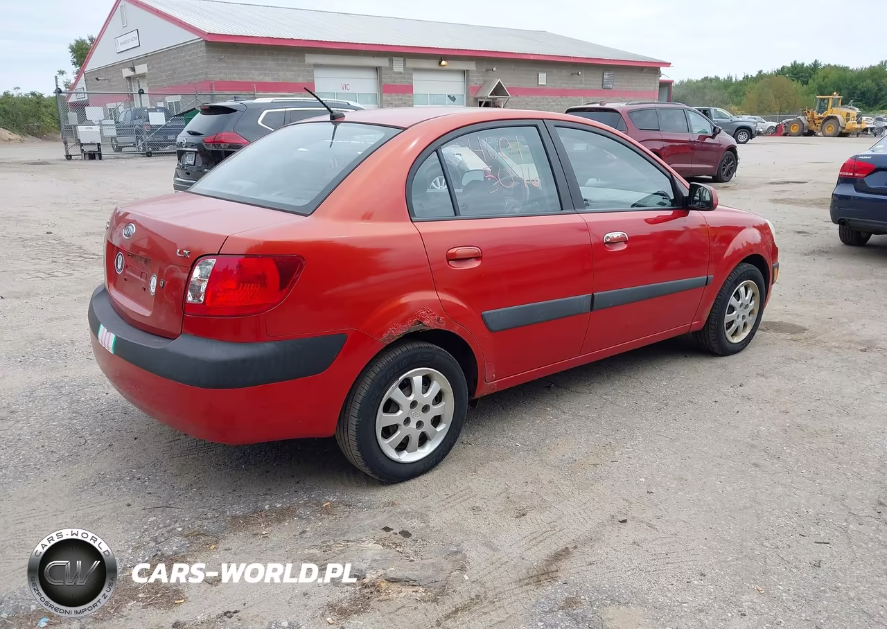 2007 Kia Rio Lx VIN:KNADE123276199783 - 4