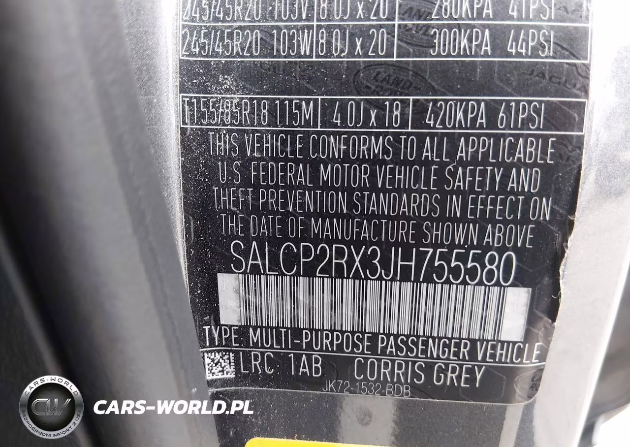 2018 Land Rover Discovery Sport Se VIN:SALCP2RX3JH755580 - 9