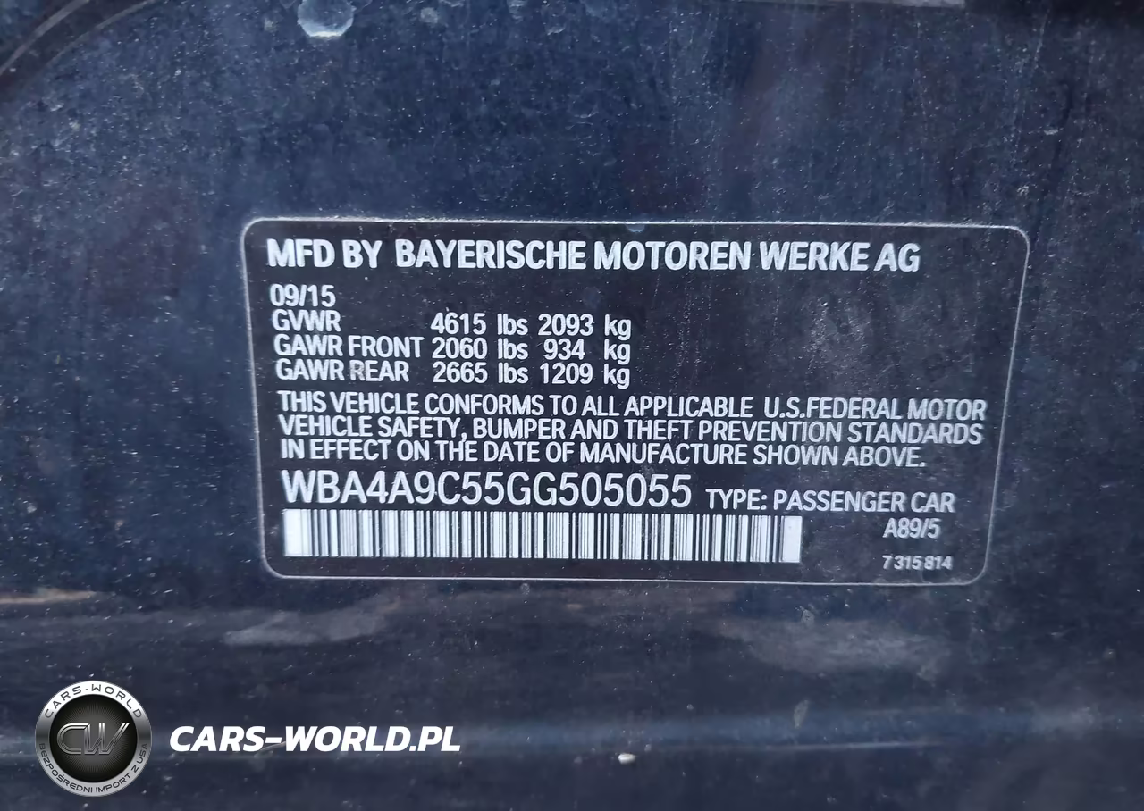 2016 BMW 428I Gran Coupe VIN:WBA4A9C55GG505055 - 9