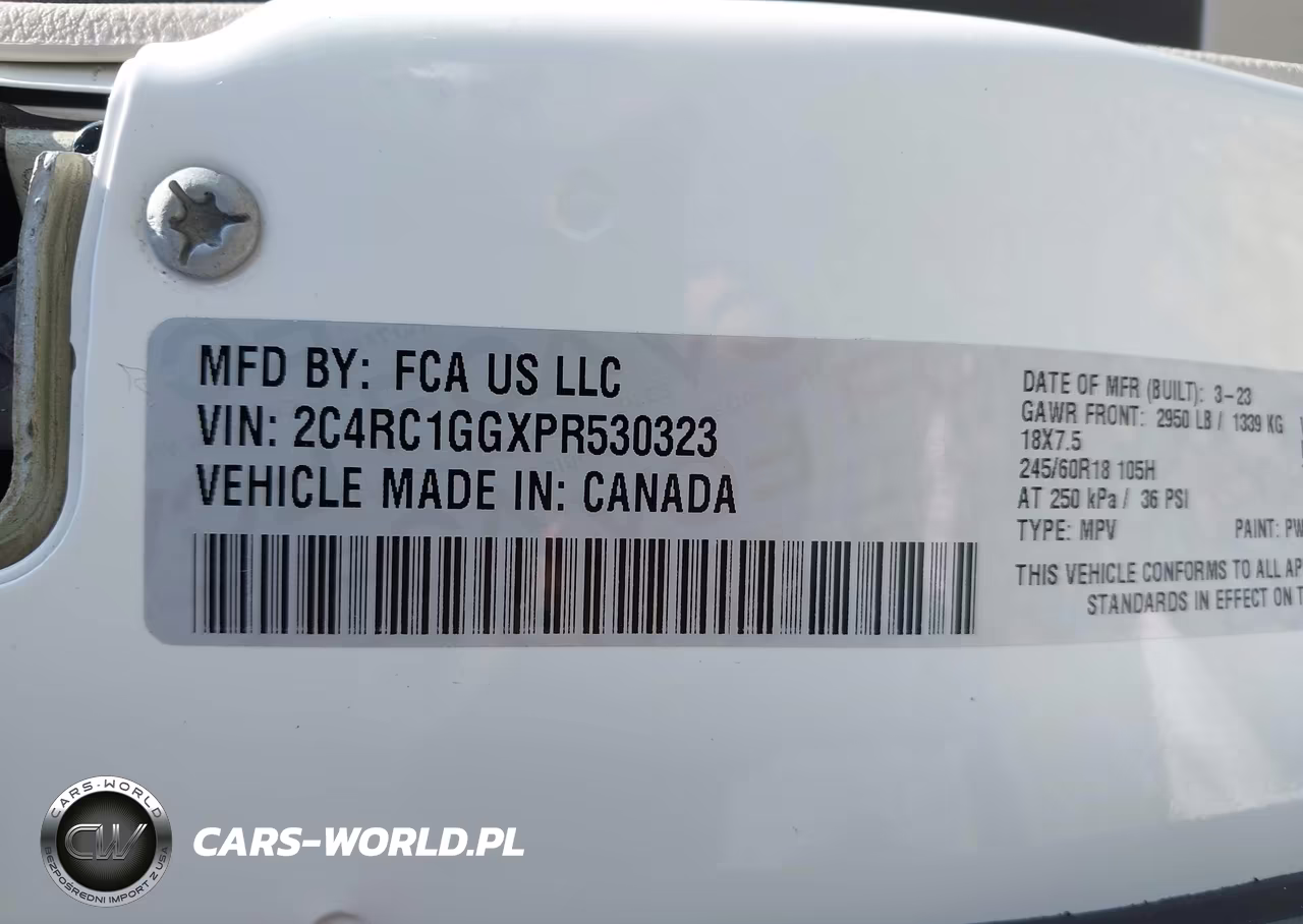2023 Chrysler Pacifica Limited VIN:2C4RC1GGXPR530323 - 9