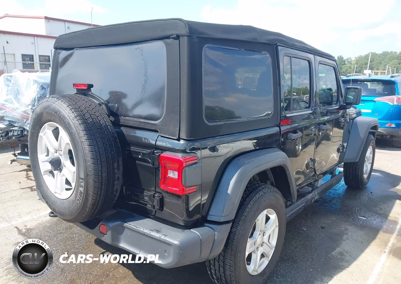 2018 Jeep Wrangler Unlimited Sport S 4X4 VIN:1C4HJXDN4JW324906 - 4