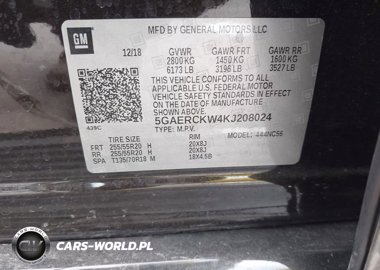 2019 Buick Enclave Fwd Premium VIN:5GAERCKW4KJ208024 - 9