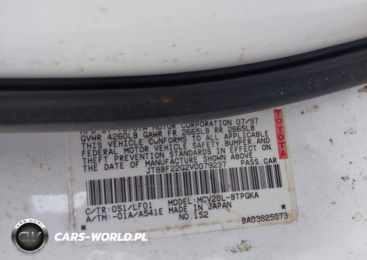 1997 Lexus Es 300 VIN:JT8BF22G2V0079237 - 9
