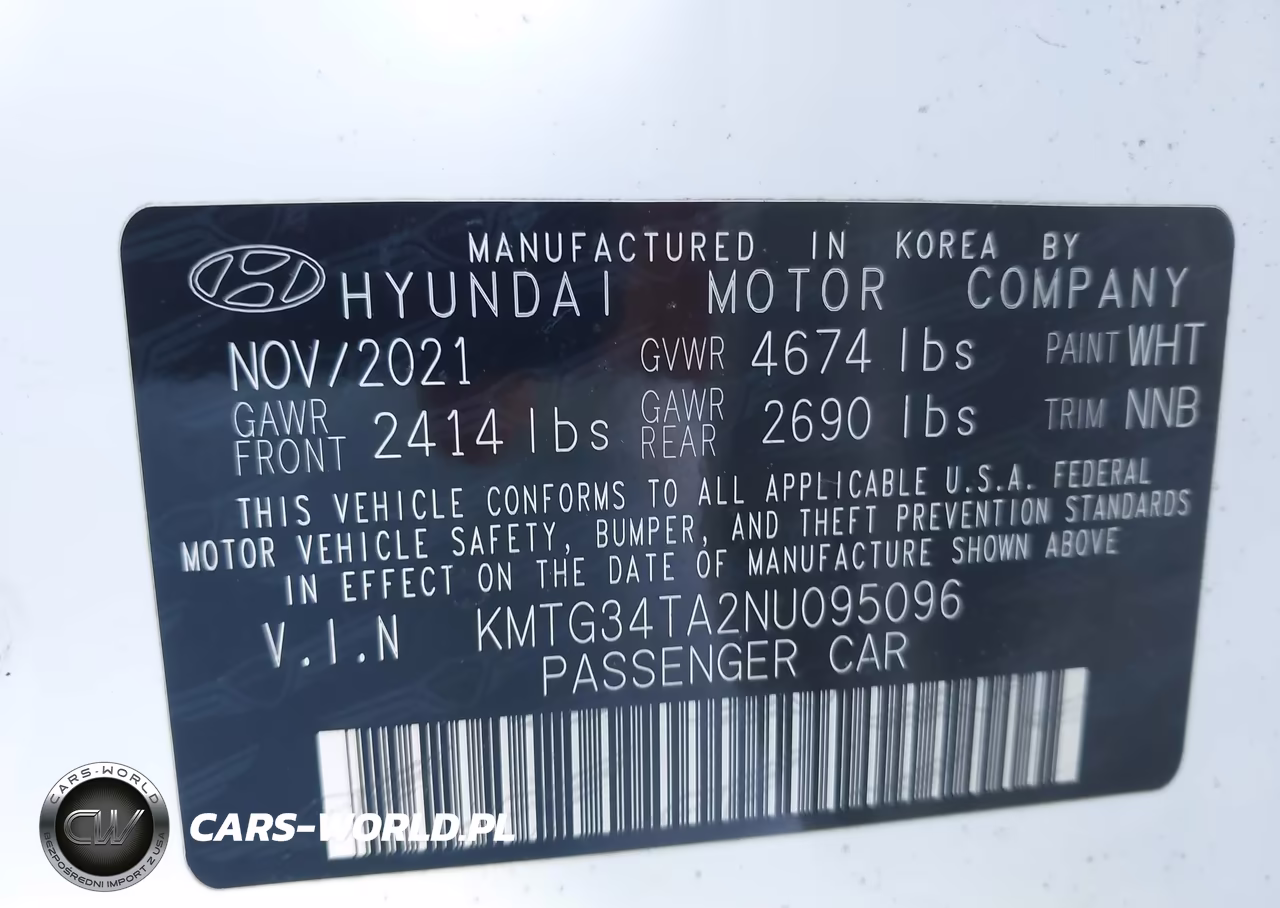 2022 Genesis G70 2.0T Rwd VIN:KMTG34TA2NU095096 - 9