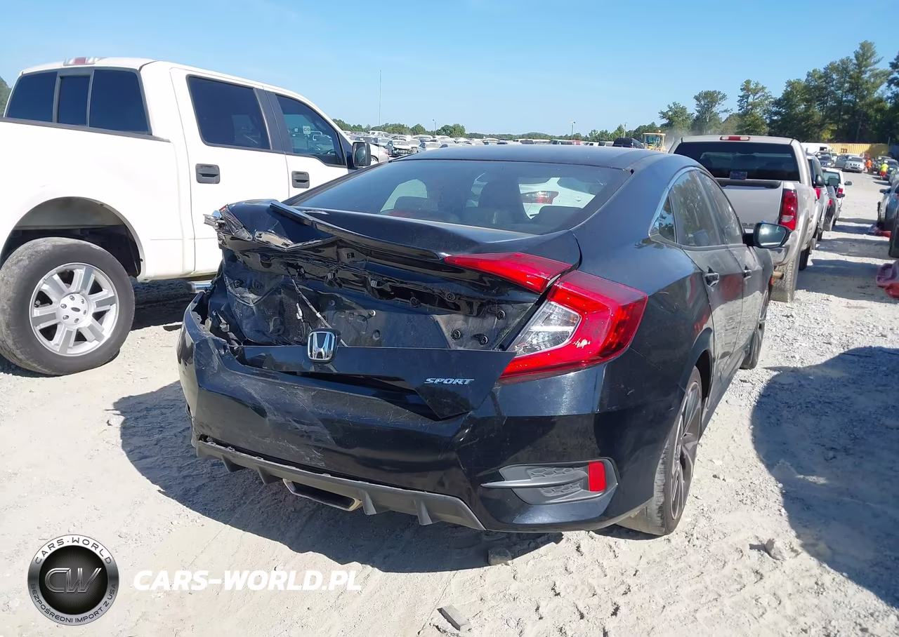 2019 Honda Civic Sport VIN:19XFC2F86KE044783 - 4