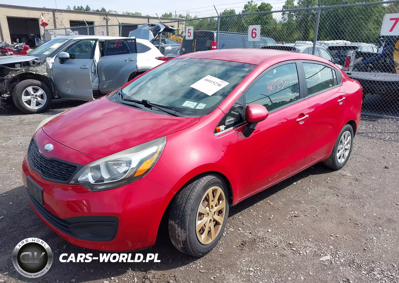2013 Kia Rio Lx VIN:KNADM4A31D6259845 - 2