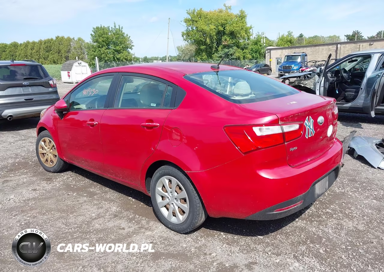 2013 Kia Rio Lx VIN:KNADM4A31D6259845 - 3