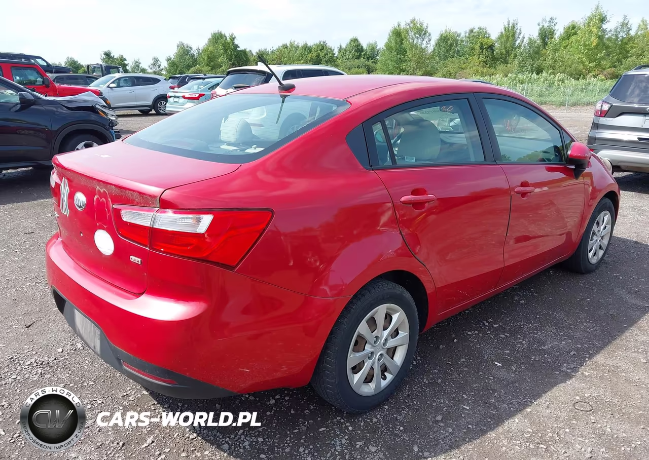 2013 Kia Rio Lx VIN:KNADM4A31D6259845 - 4