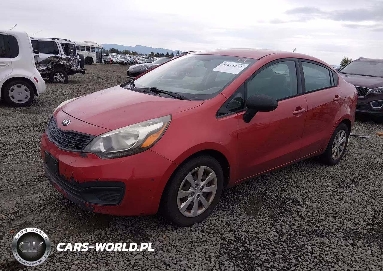 2014 Kia Rio Lx VIN:KNADM4A30E6399547 - 2