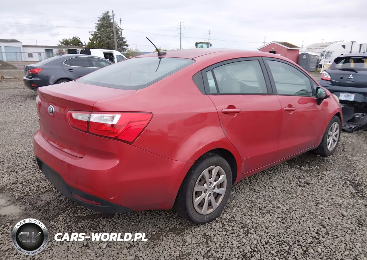 2014 Kia Rio Lx VIN:KNADM4A30E6399547 - 4