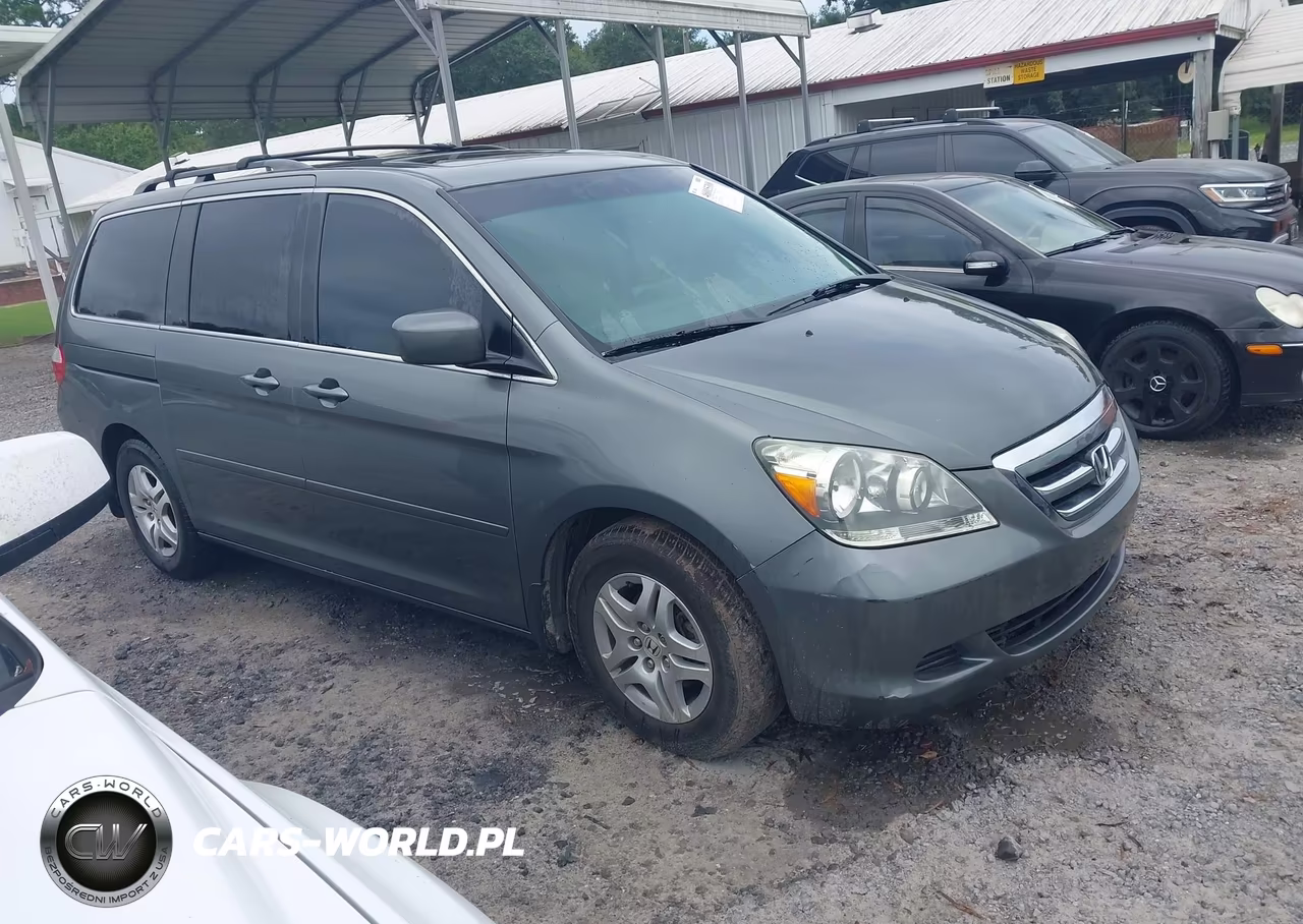 2007 Honda Odyssey Ex-L VIN:5FNRL38667B445122 - 1