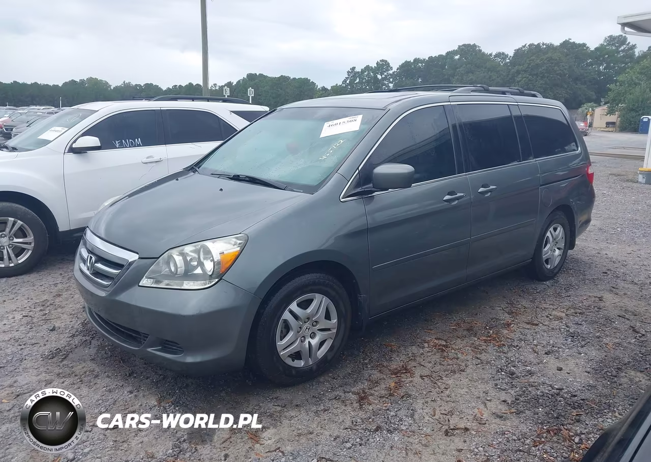 2007 Honda Odyssey Ex-L VIN:5FNRL38667B445122 - 2