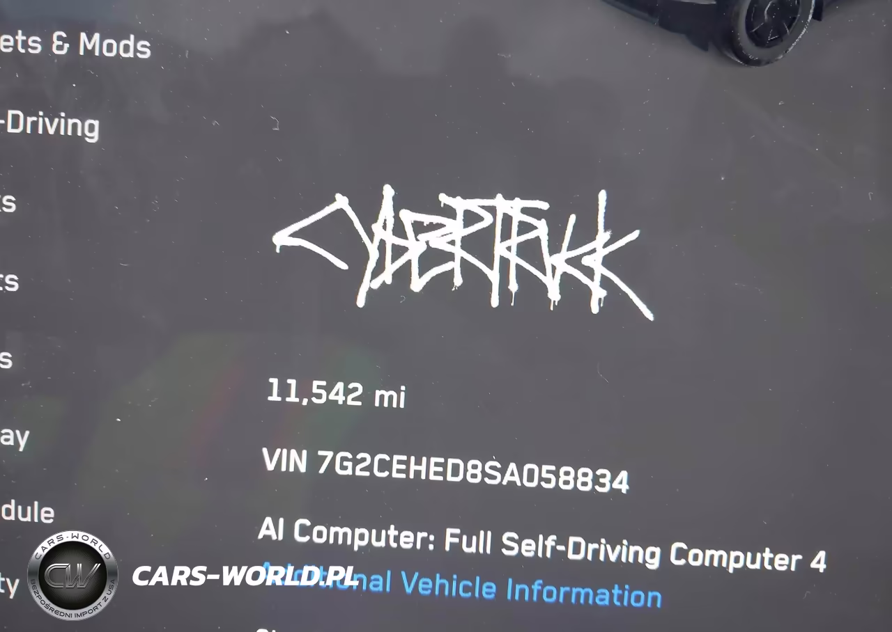 2025 Tesla Cybertruck All-Wheel Drive VIN:7G2CEHED8SA058834 - 7