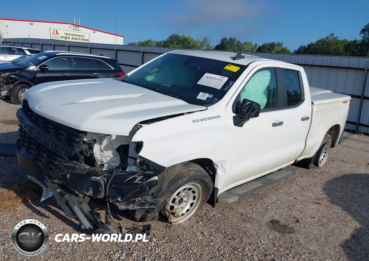2020 Chevrolet Silverado 1500 4Wd Standard Bed Wt VIN:1GCRYAEF4LZ130124 - 2