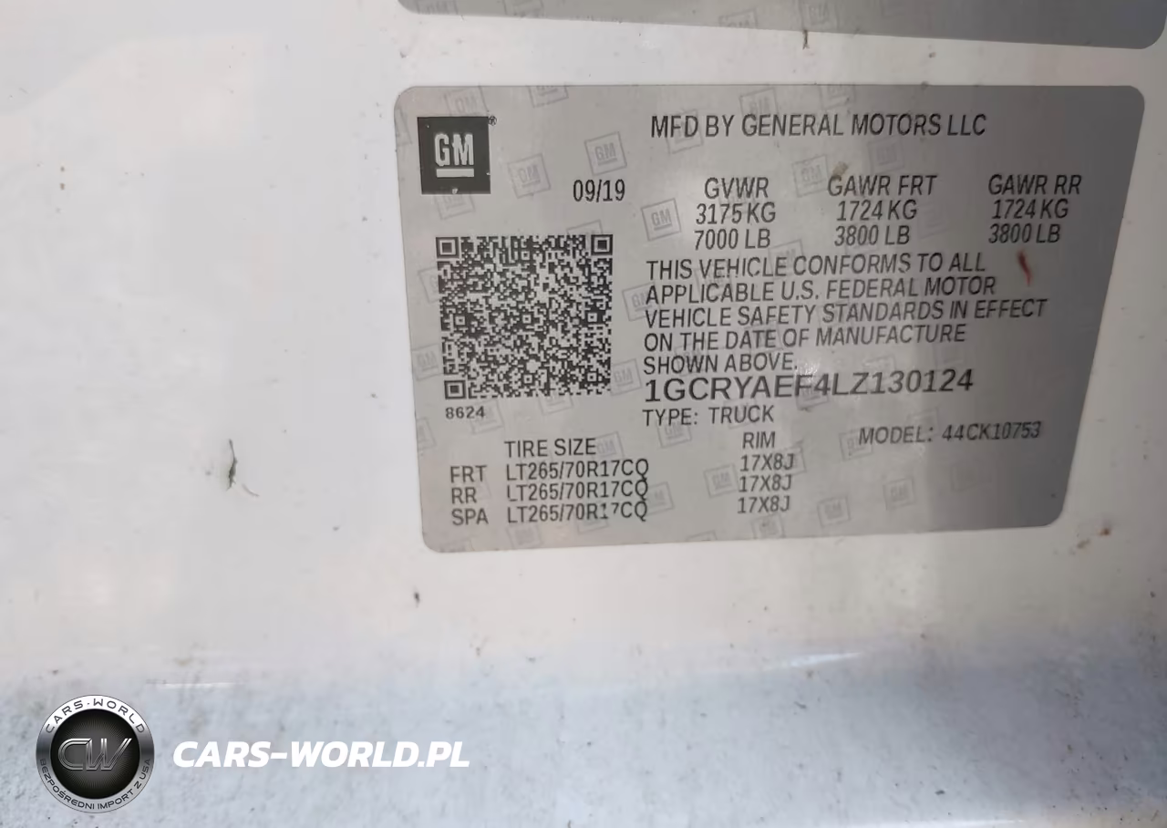 2020 Chevrolet Silverado 1500 4Wd Standard Bed Wt VIN:1GCRYAEF4LZ130124 - 9