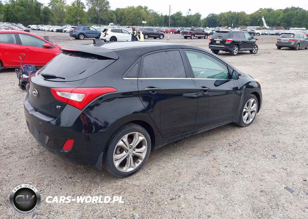 2014 Hyundai Elantra Gt VIN:KMHD35LH1EU196131 - 4