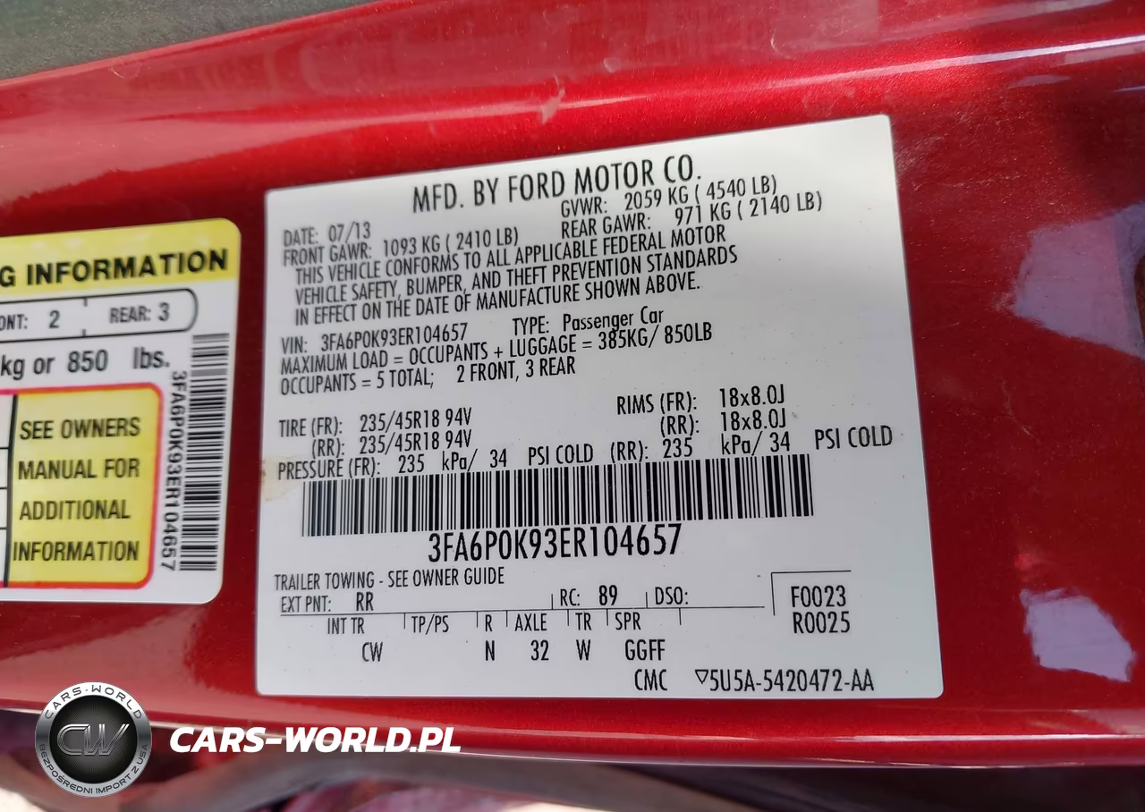 2014 Ford Fusion Titanium VIN:3FA6P0K93ER104657 - 9