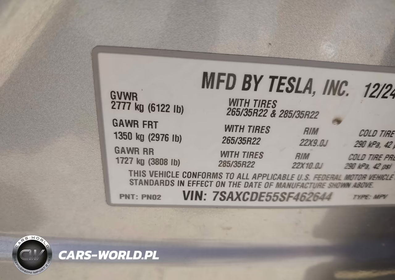 2025 Tesla Model X Long Range VIN:7SAXCDE55SF462644 - 9