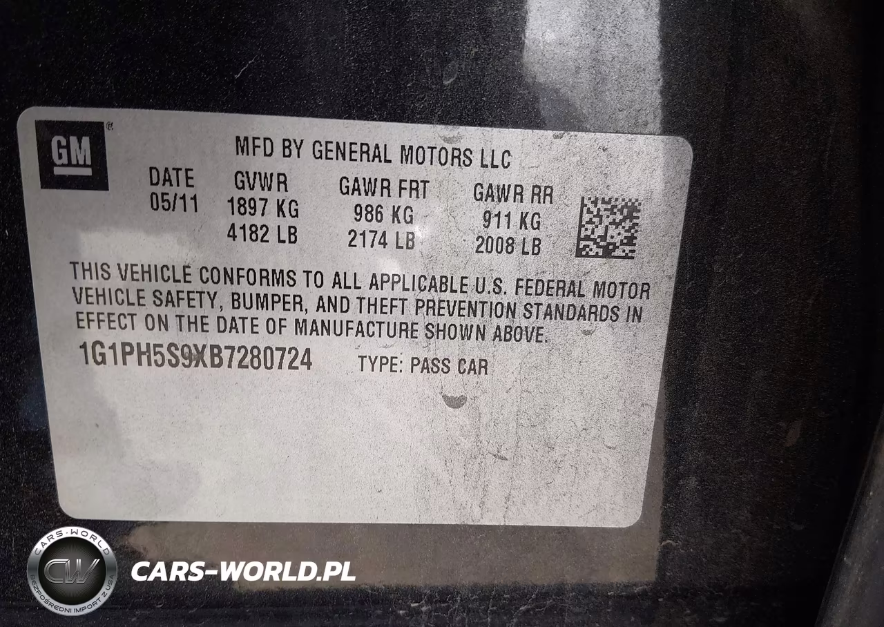 2011 Chevrolet Cruze Ltz VIN:1G1PH5S9XB7280724 - 9