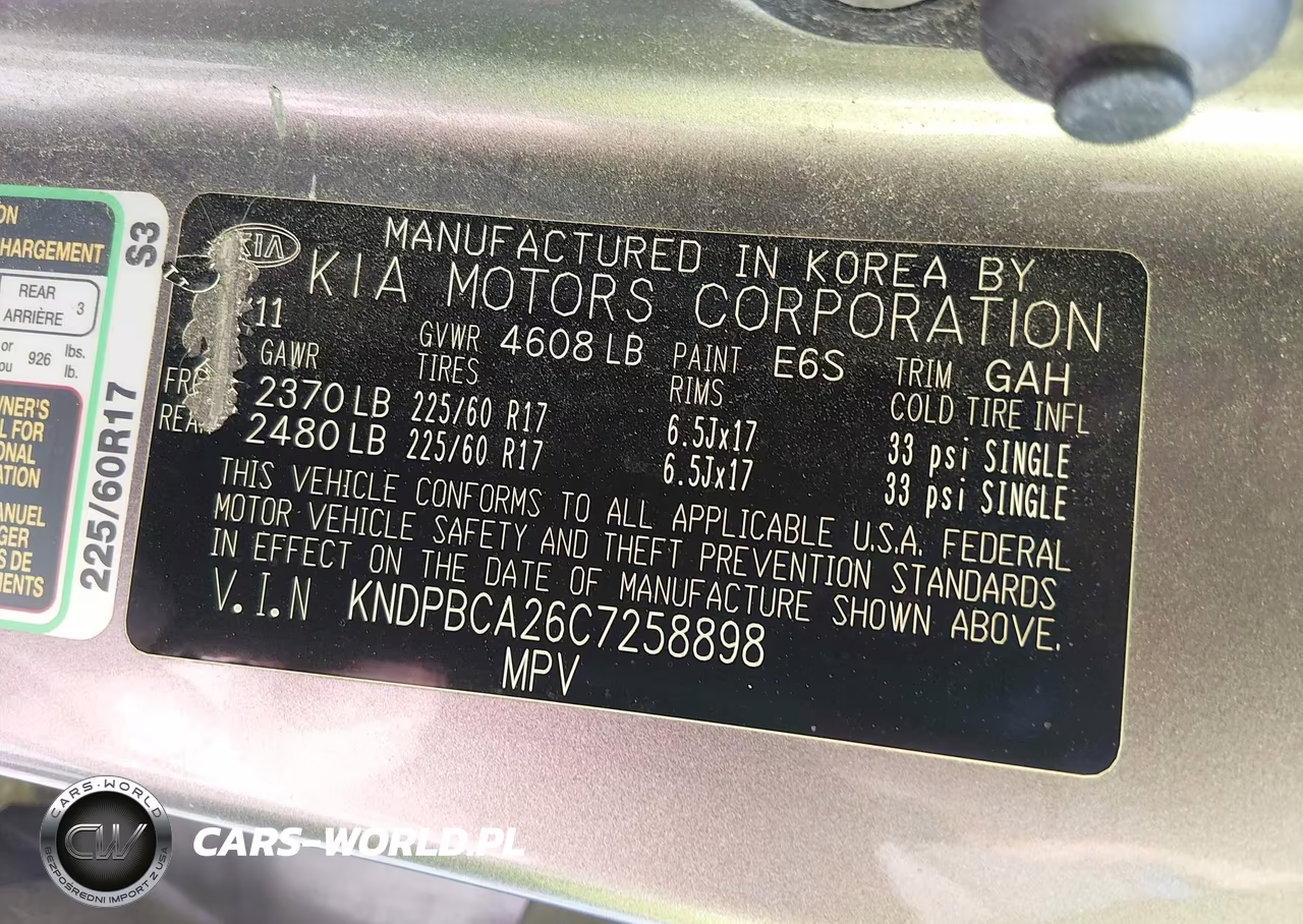 2012 Kia Sportage Lx VIN:KNDPBCA26C7258898 - 9