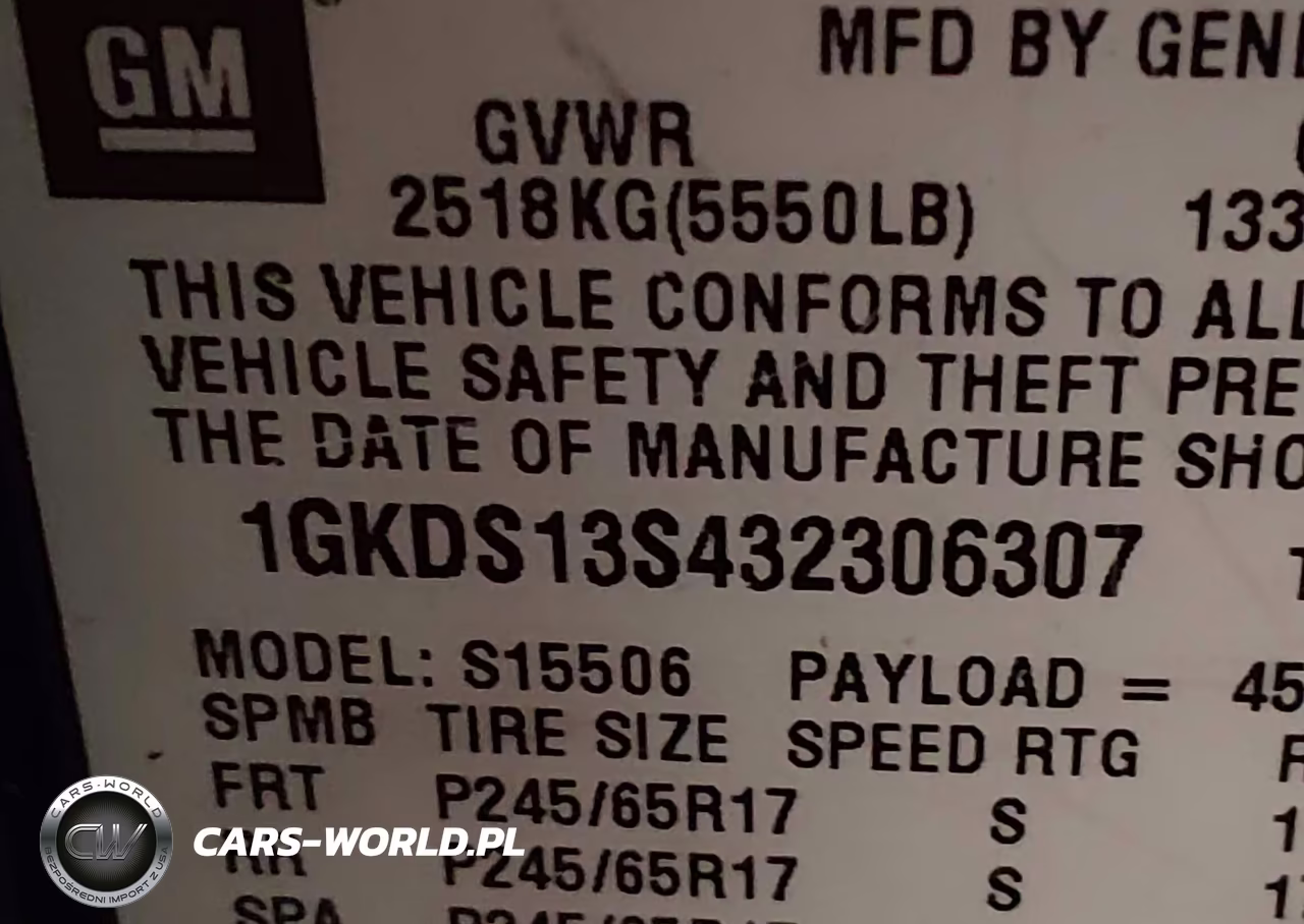 2003 GMC Envoy Slt VIN:1GKDS13S432306307 - 9