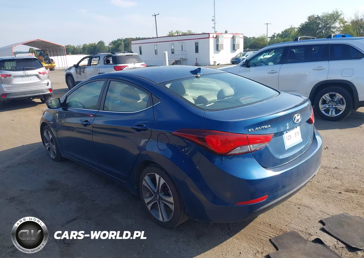 2015 Hyundai Elantra Sport VIN:KMHDH4AHXFU422280 - 3