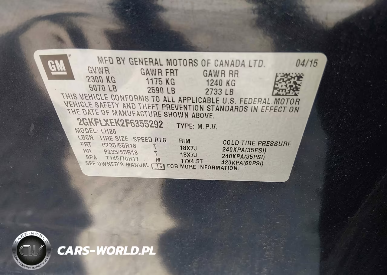 2015 GMC Terrain Slt-1 VIN:2GKFLXEK2F6355292 - 9