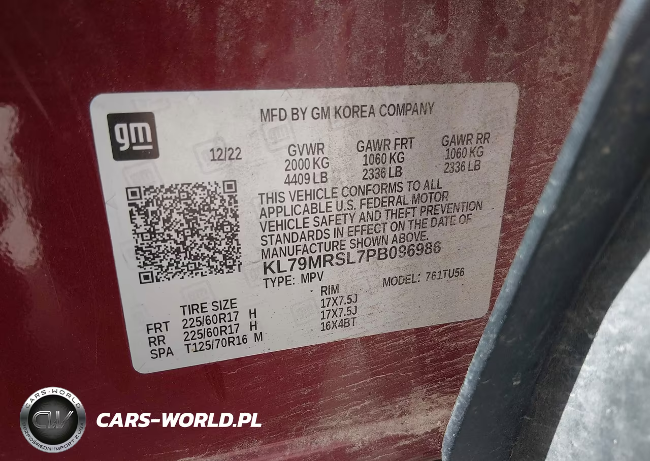 2023 Chevrolet Trailblazer Awd Lt VIN:KL79MRSL7PB096986 - 9