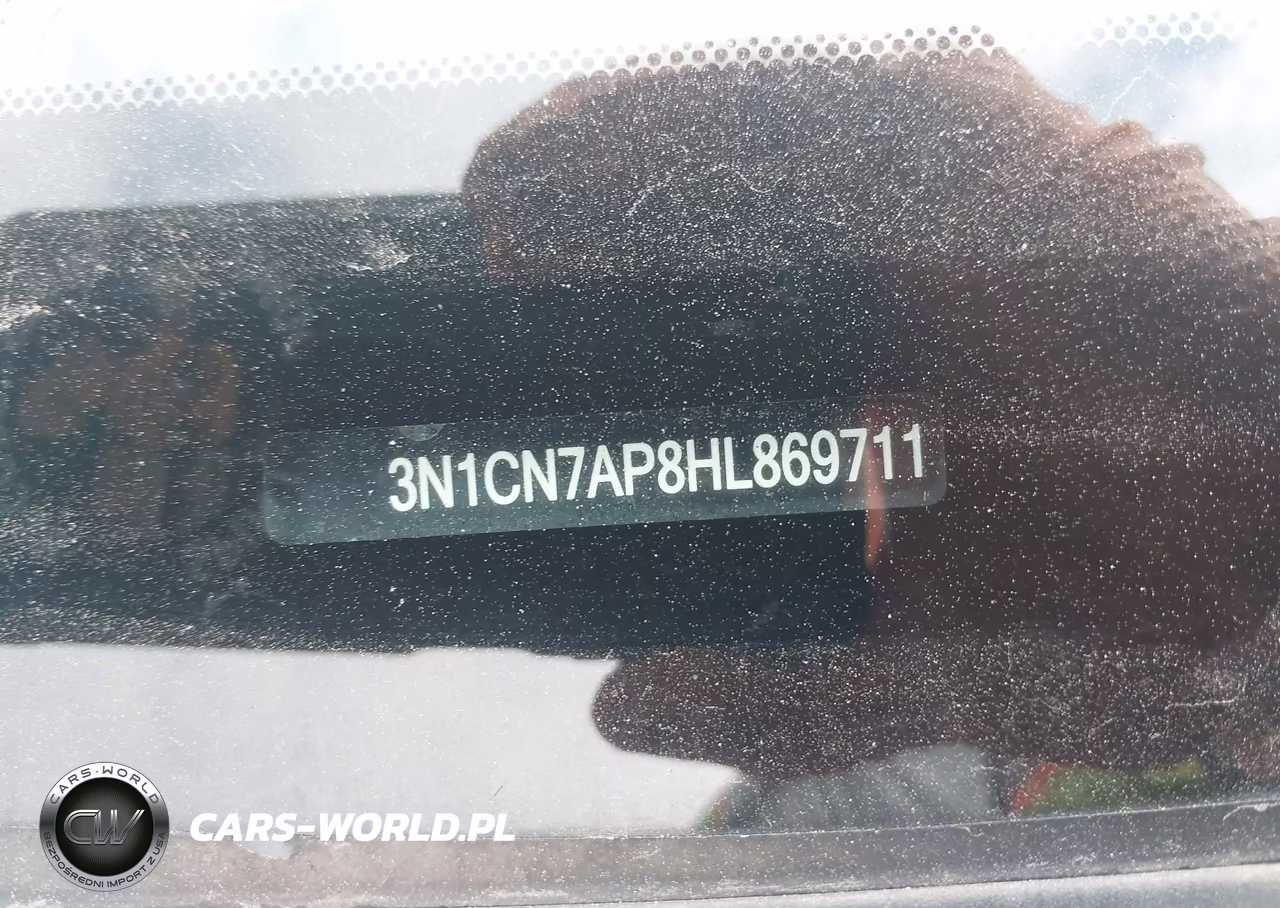 2017 Nissan Versa 1.6 S+ VIN:3N1CN7AP8HL869711 - 9