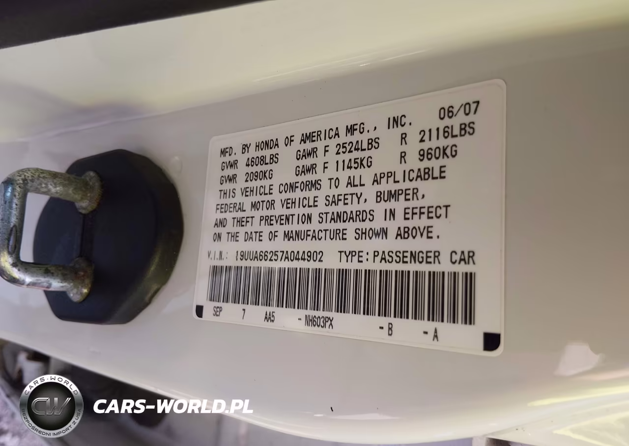 2007 Acura Tl 3.2 VIN:19UUA66257A044902 - 9