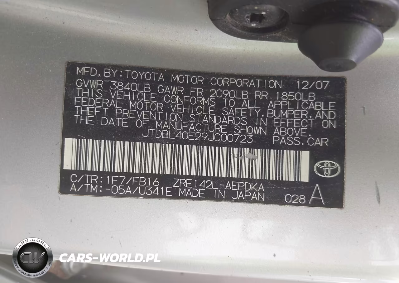 2009 Toyota Corolla VIN:JTDBL40E29J000723 - 9