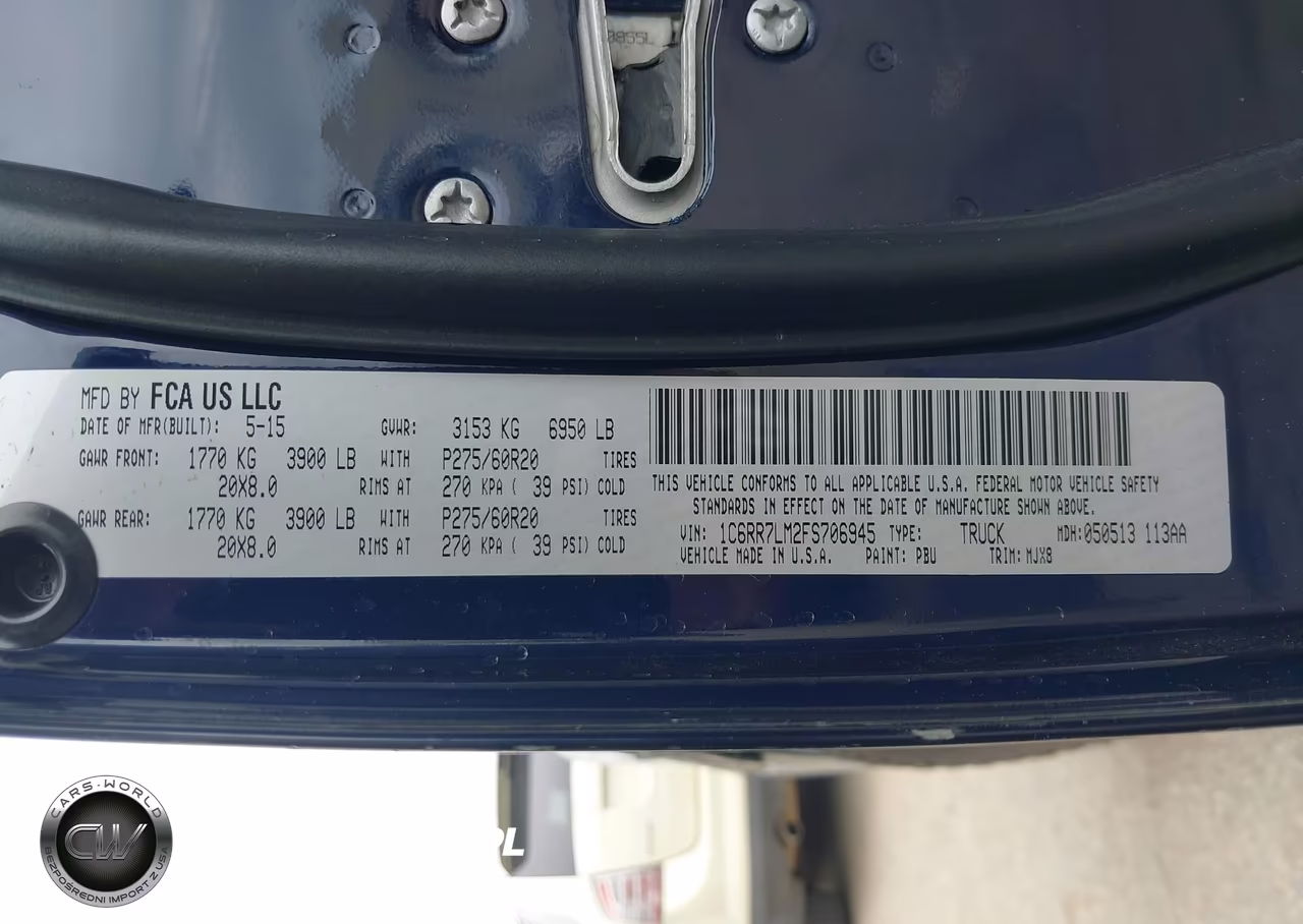2015 Ram 1500 Big Horn VIN:1C6RR7LM2FS706945 - 9