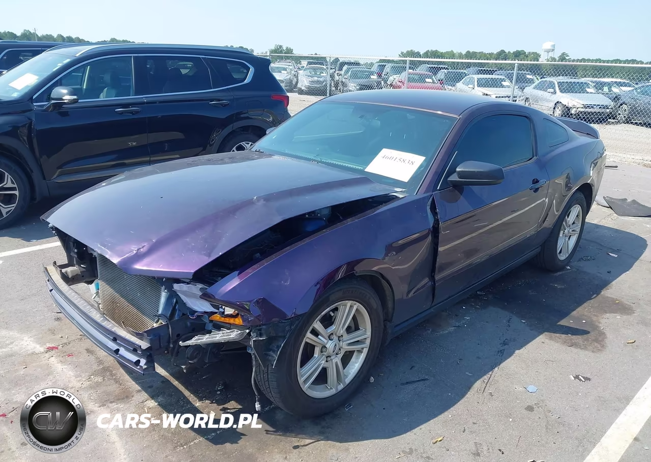 2012 Ford Mustang V6 VIN:1ZVBP8AMXC5258292 - 2