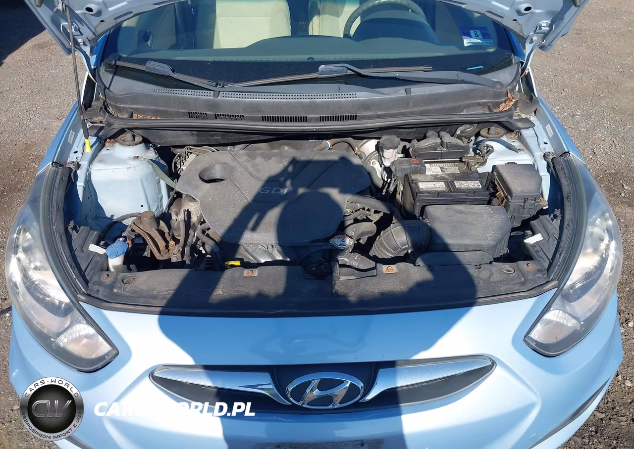 2013 Hyundai Accent Gls VIN:KMHCT4AE3DU331655 - 10