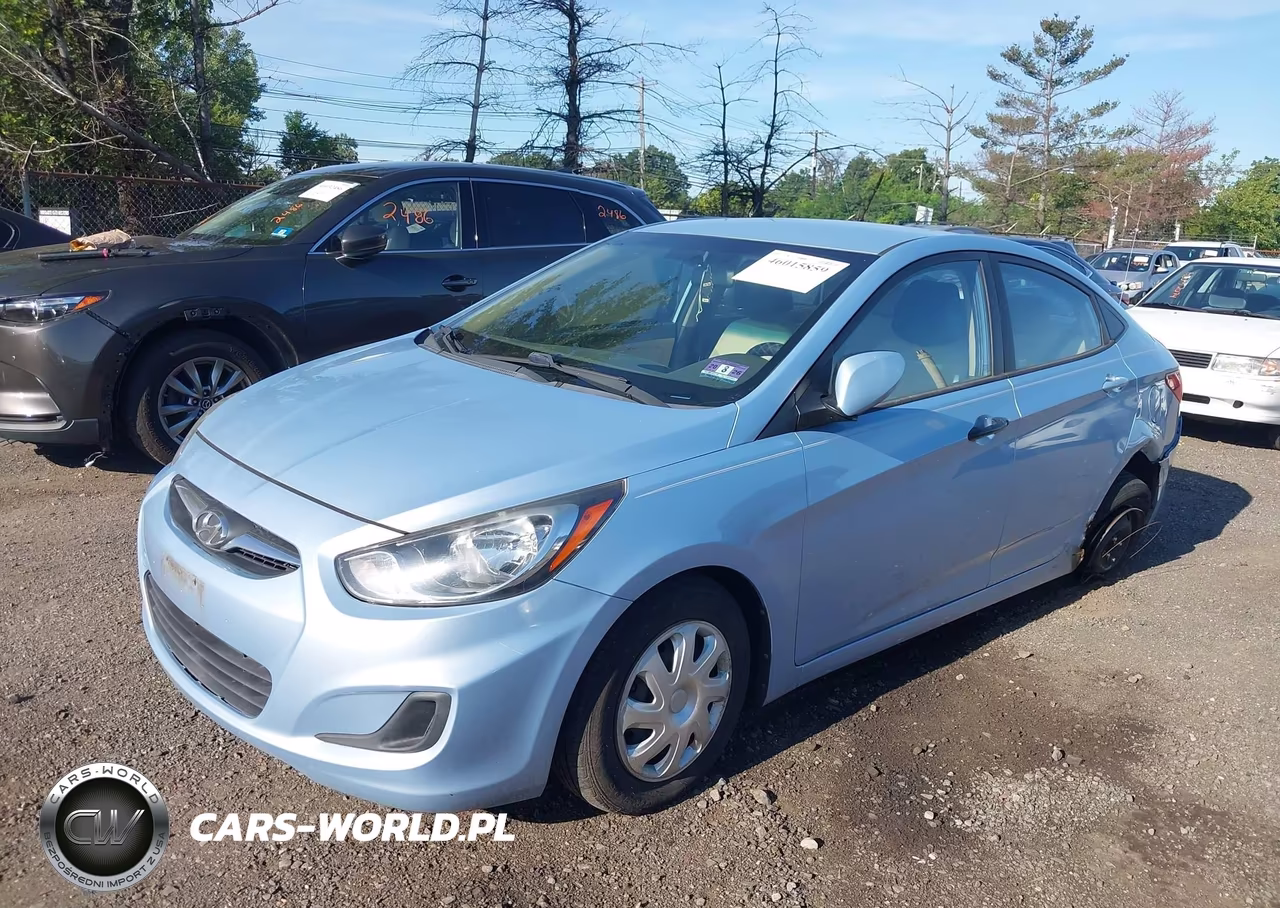 2013 Hyundai Accent Gls VIN:KMHCT4AE3DU331655 - 2