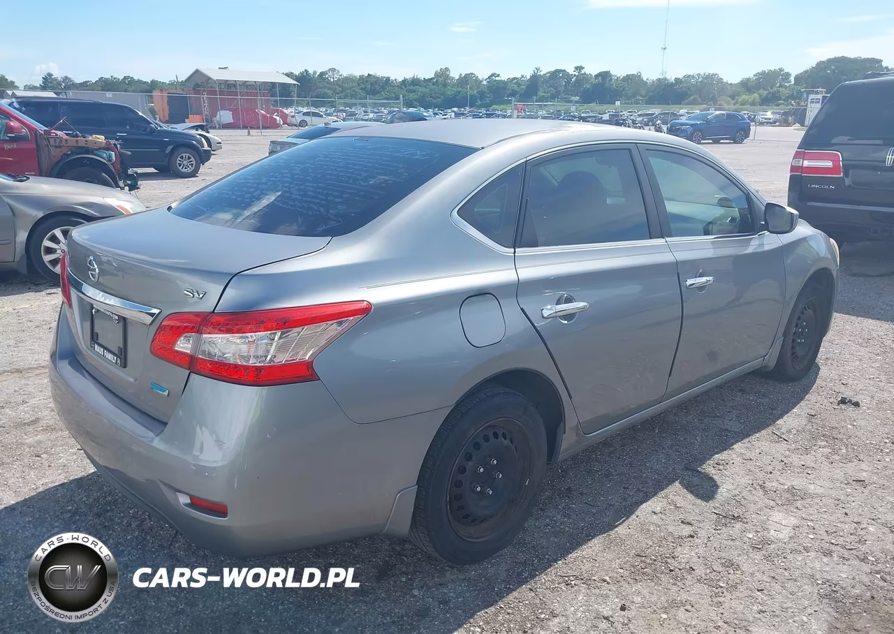 2014 Nissan Sentra Sv VIN:3N1AB7AP8EY340578 - 4