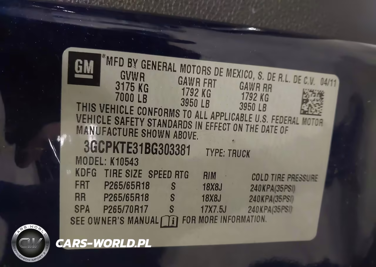 2011 Chevrolet Silverado 1500 Ltz VIN:3GCPKTE31BG303381 - 9