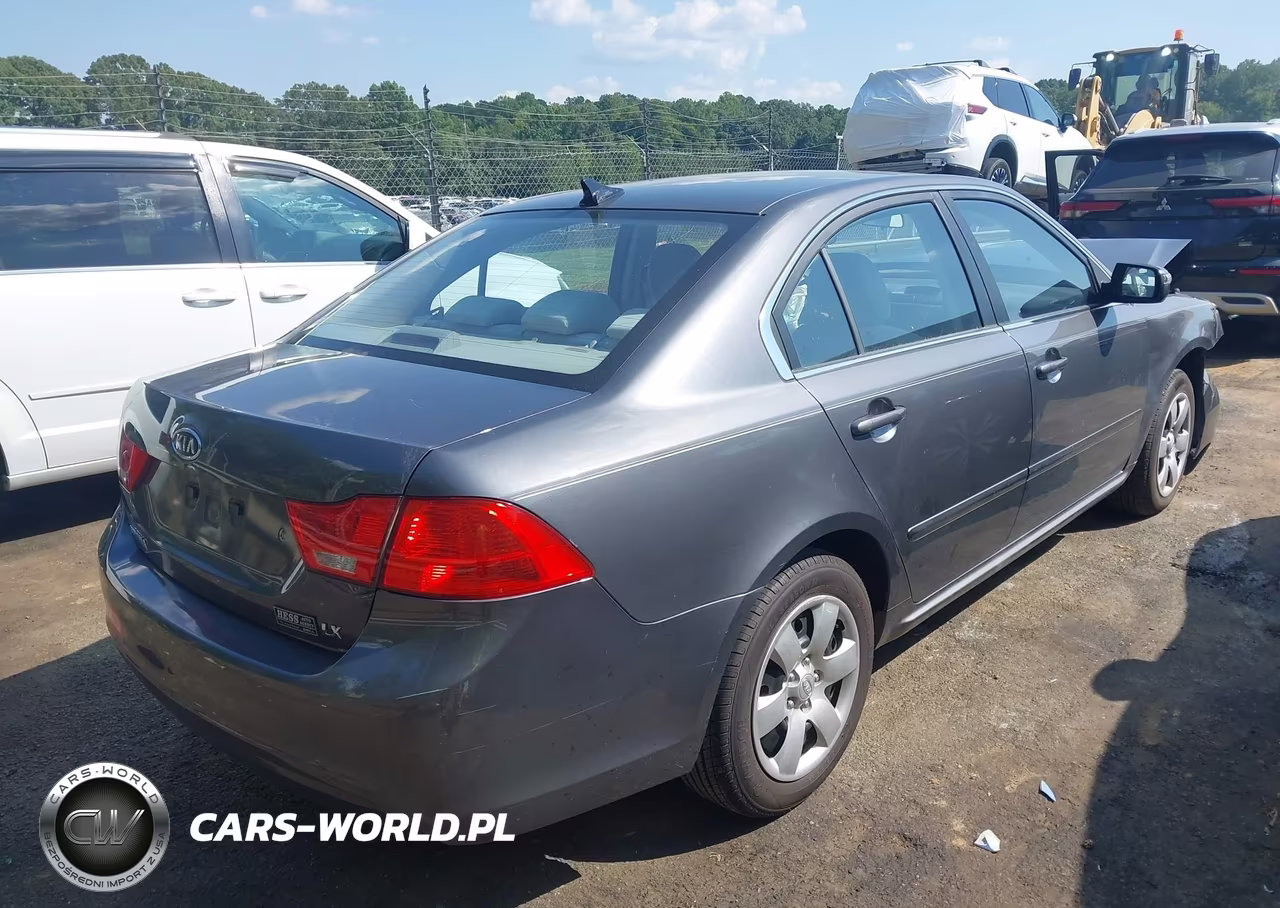 2009 Kia Optima Lx VIN:KNAGE228295295887 - 4