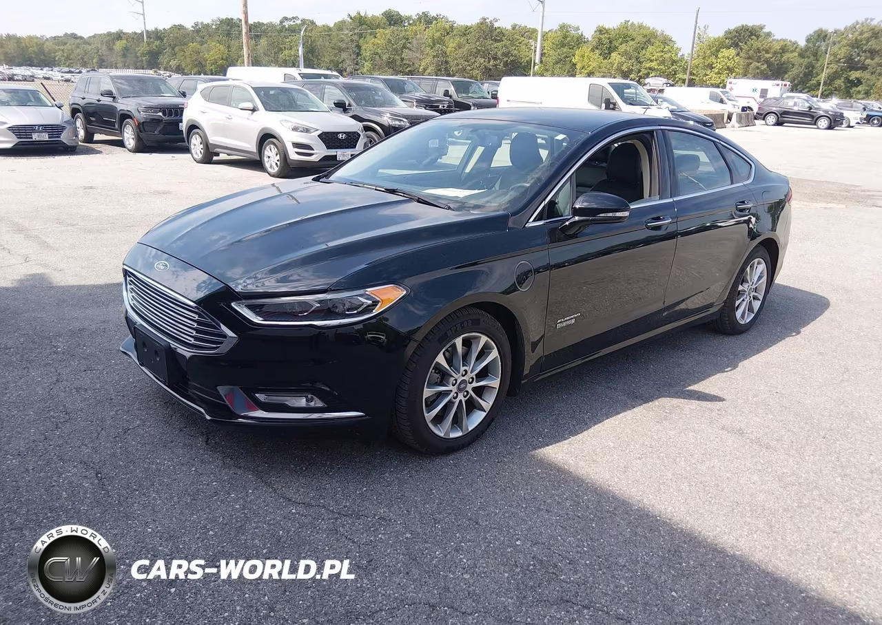 2017 Ford Fusion Energi Se Luxury VIN:3FA6P0PU9HR124980 - 2