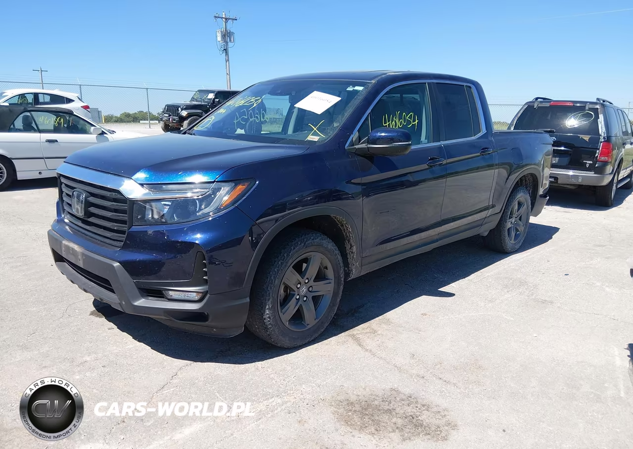 2021 Honda Ridgeline Awd Rtl VIN:5FPYK3F55MB011298 - 2
