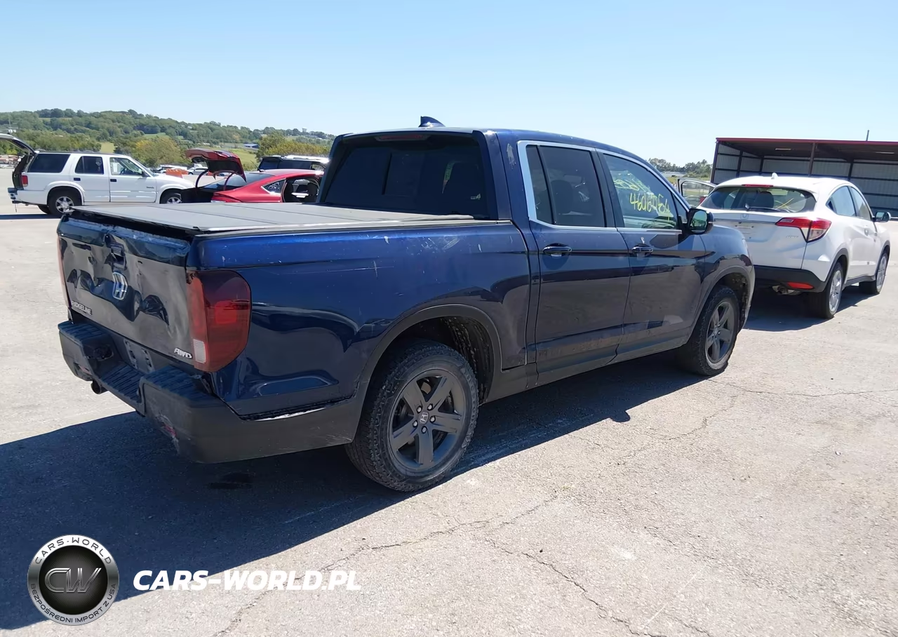 2021 Honda Ridgeline Awd Rtl VIN:5FPYK3F55MB011298 - 4