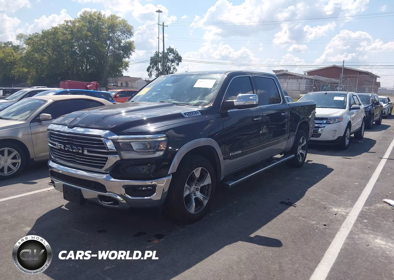 2020 Ram 1500 Laramie 4X4 5'7 Box VIN:1C6SRFJT7LN348936 - 2