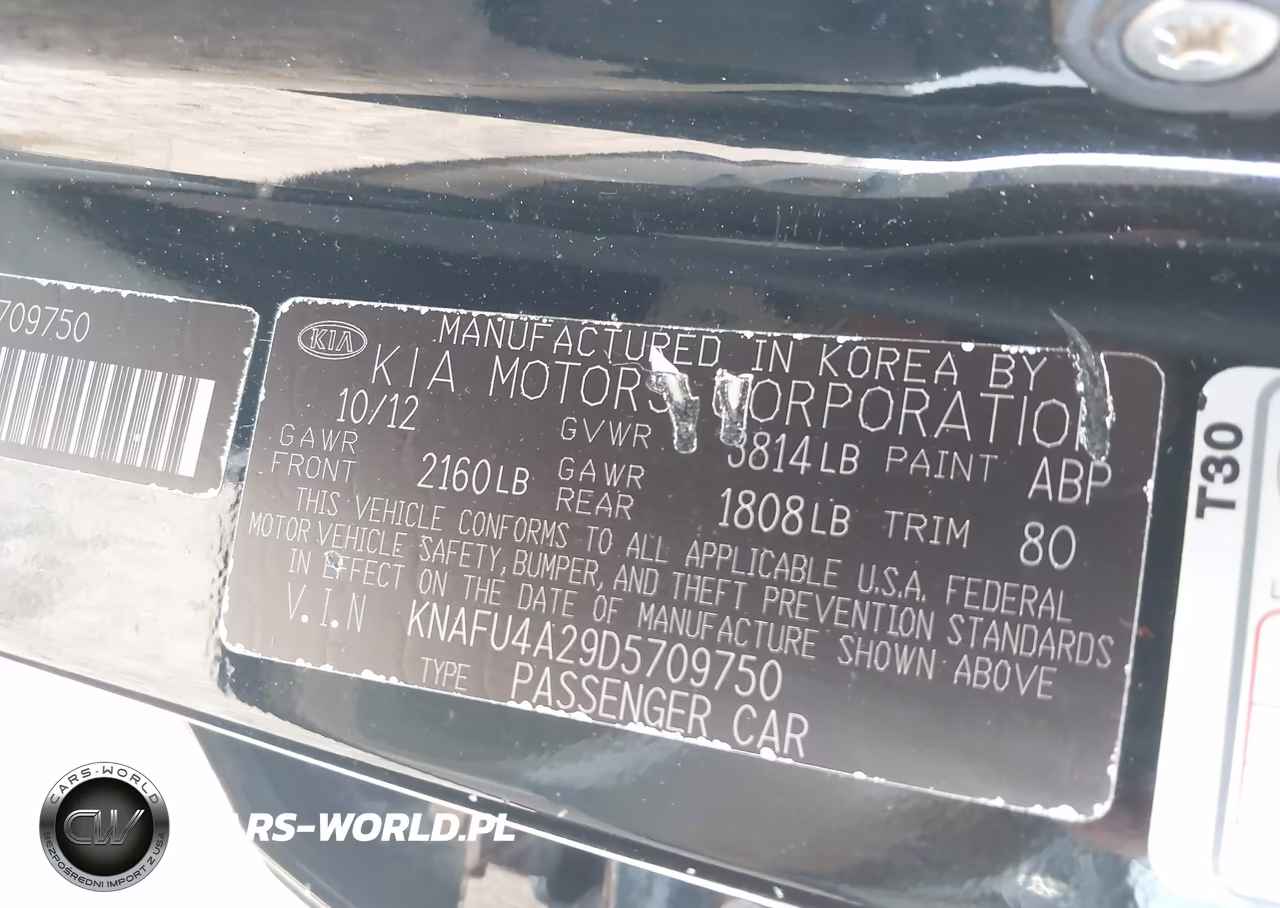 2013 Kia Forte Ex VIN:KNAFU4A29D5709750 - 9