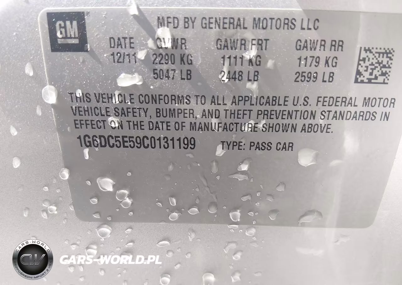 2012 Cadillac Cts Standard VIN:1G6DC5E59C0131199 - 9