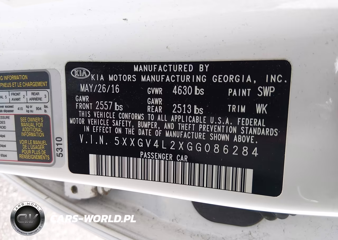 2016 Kia Optima Sxl Turbo VIN:5XXGV4L2XGG086284 - 9